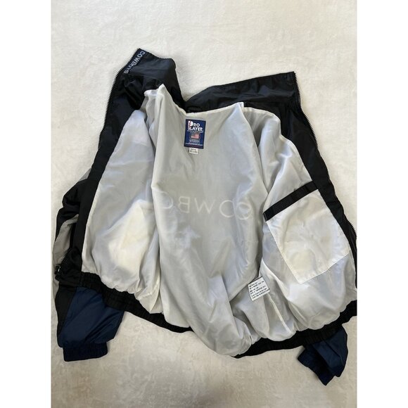 Vintage Dallas Cowboys Pro Player Windbreaker Jacket Size XL Full Zip Collar 90s - Picture 10 of 13